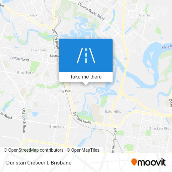 Dunstan Crescent map