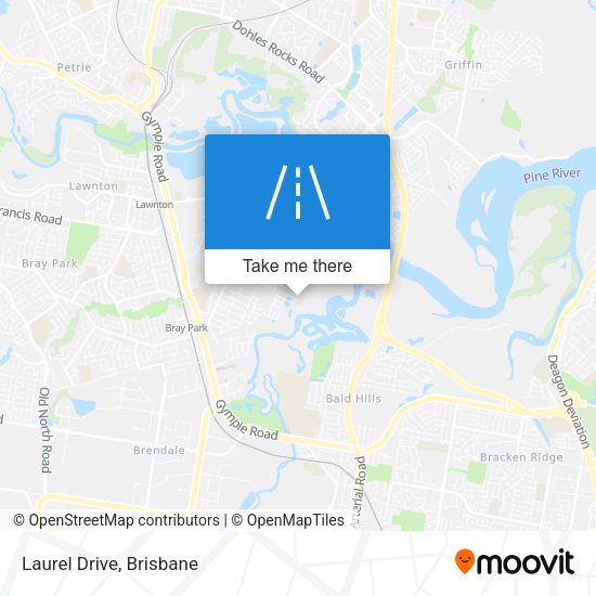 Laurel Drive map