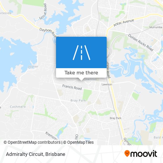 Admiralty Circuit map