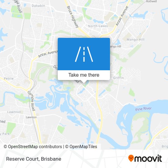 Reserve Court map