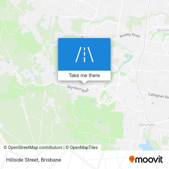 Hillside Street map