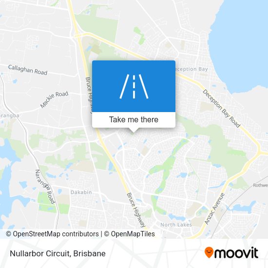 Nullarbor Circuit map