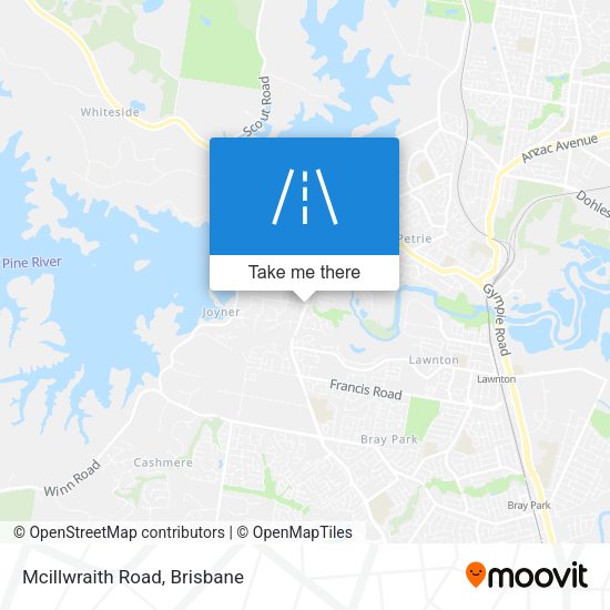 Mcillwraith Road map