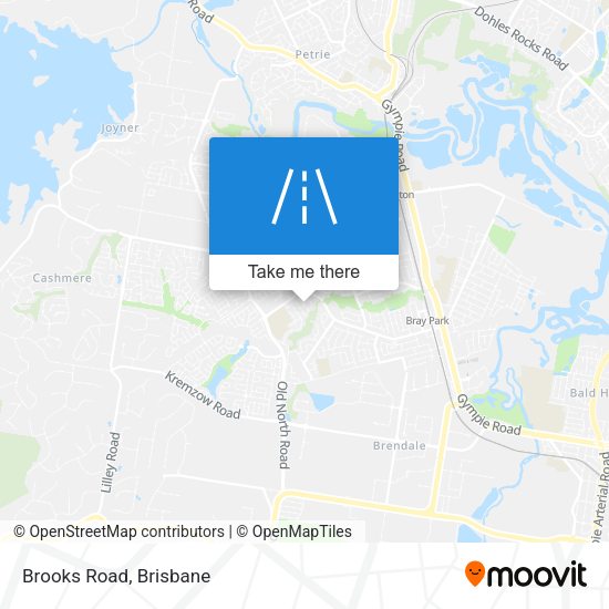 Brooks Road map