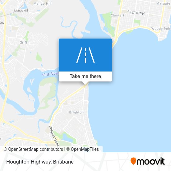 Houghton Highway map