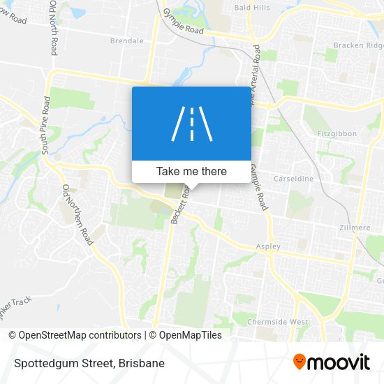 Spottedgum Street map