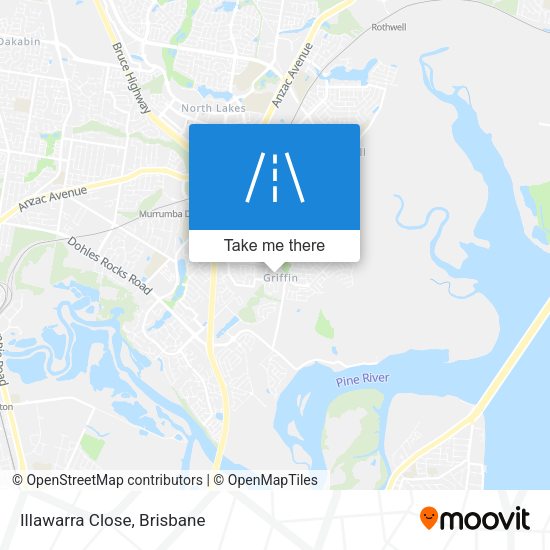 Illawarra Close map