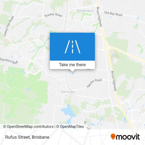 Rufus Street map