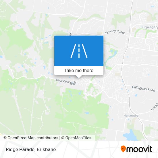 Ridge Parade map