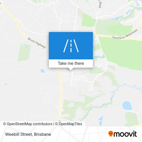 Weebill Street map