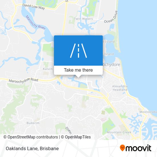 Oaklands Lane map