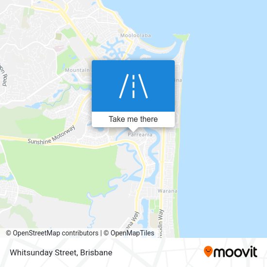 Whitsunday Street map