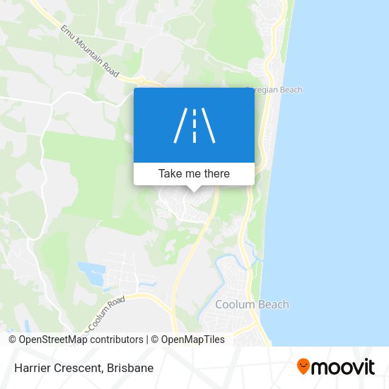 Harrier Crescent map