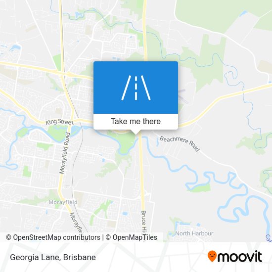 Georgia Lane map