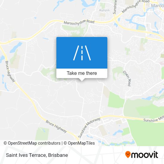 Saint Ives Terrace map