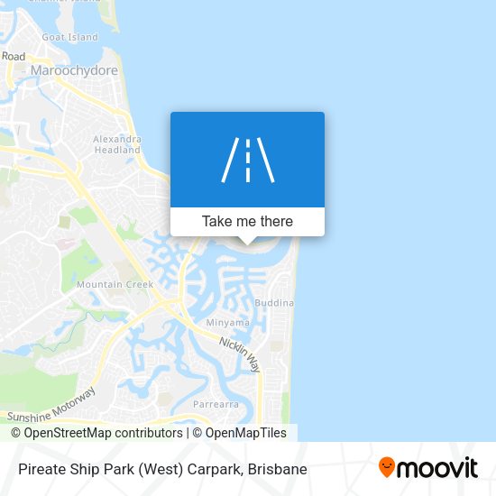 Pireate Ship Park (West) Carpark map