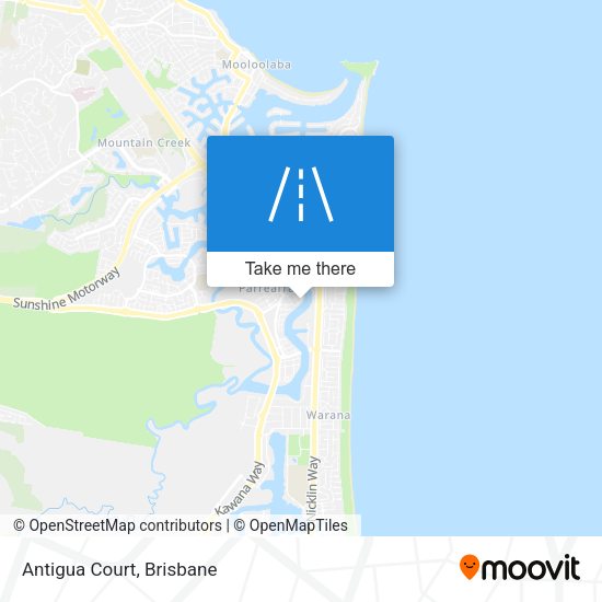 Antigua Court map