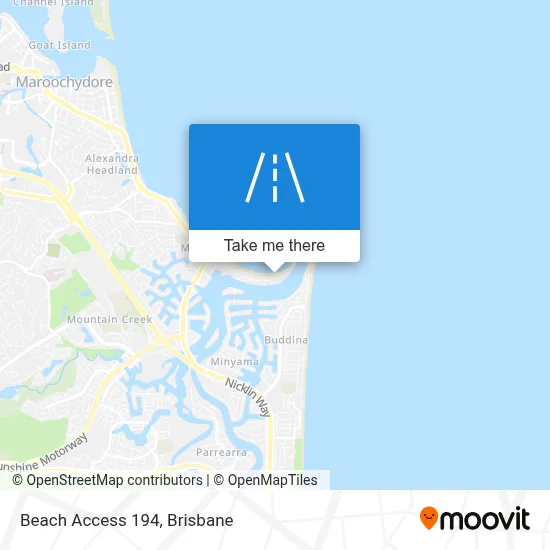 Mapa Beach Access 194