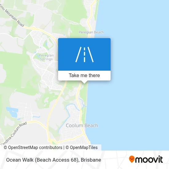 Mapa Ocean Walk (Beach Access 68)