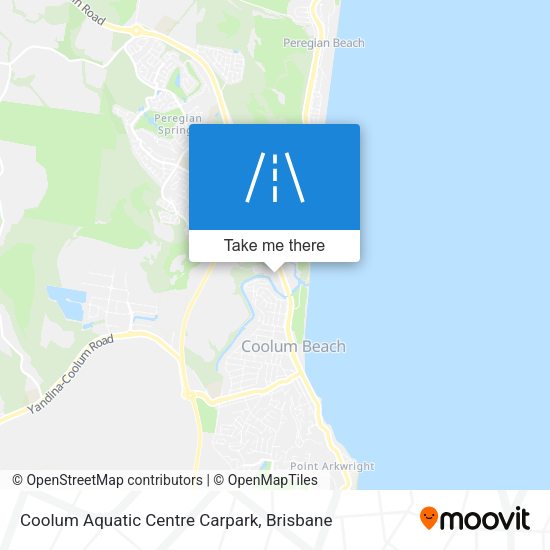 Coolum Aquatic Centre Carpark map