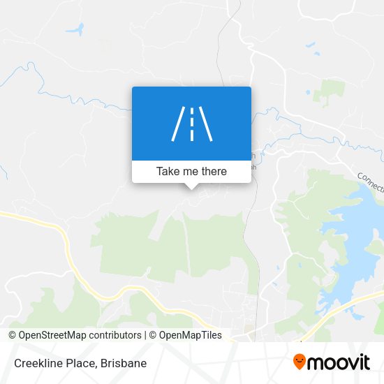 Creekline Place map