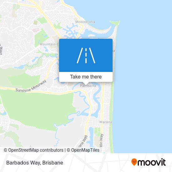 Barbados Way map