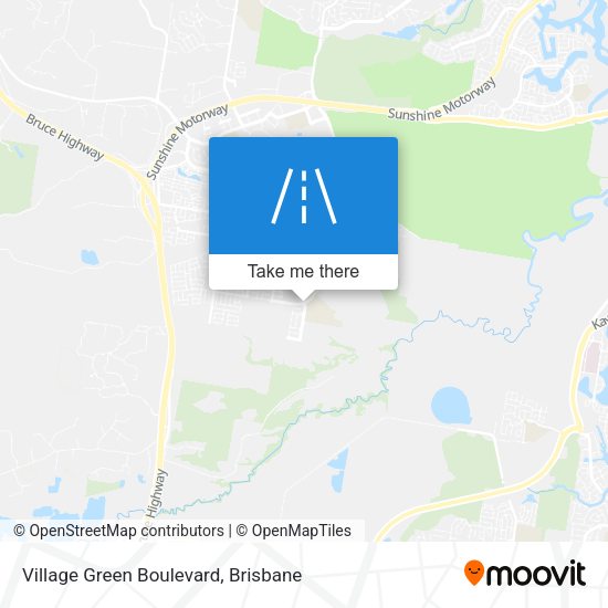 Village Green Boulevard map