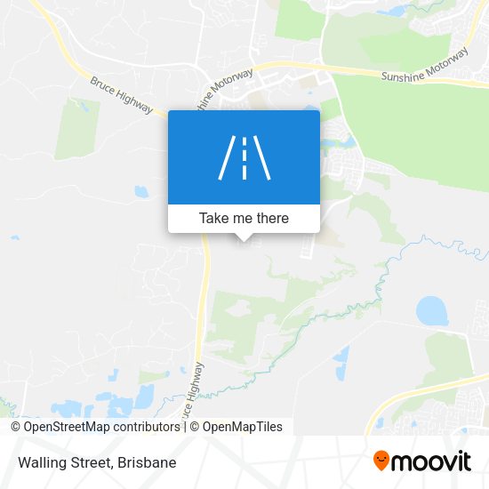 Walling Street map
