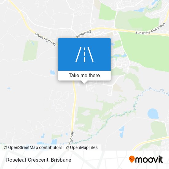 Roseleaf Crescent map