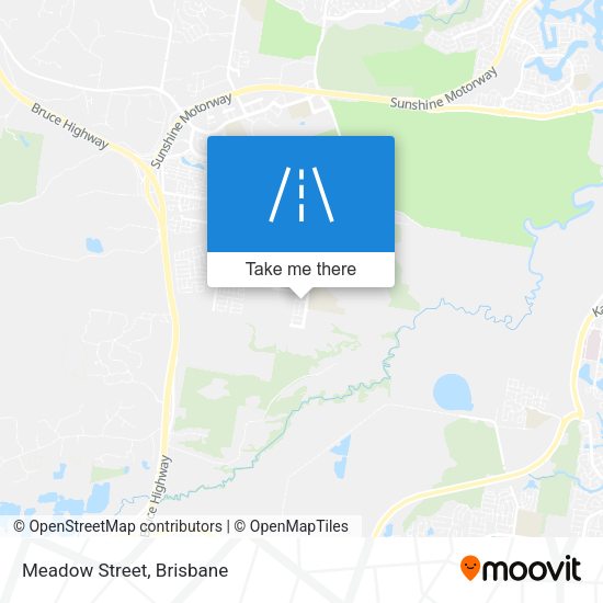 Meadow Street map