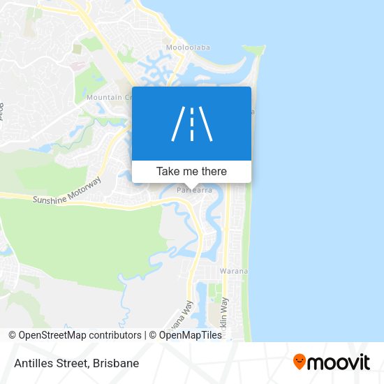 Antilles Street map