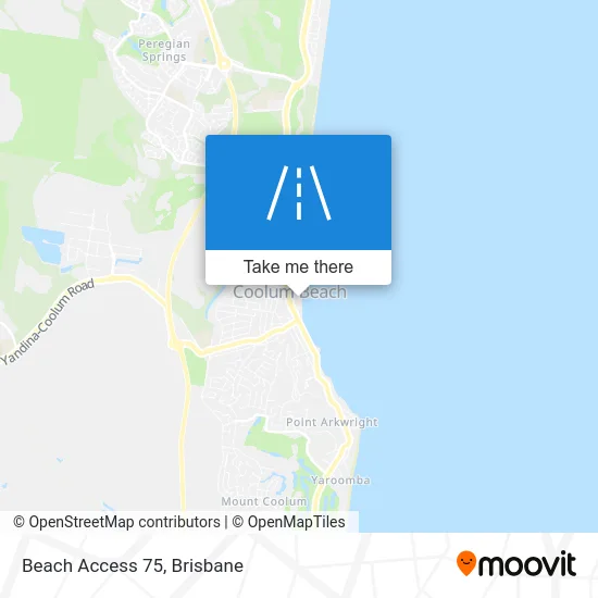 Mapa Beach Access 75