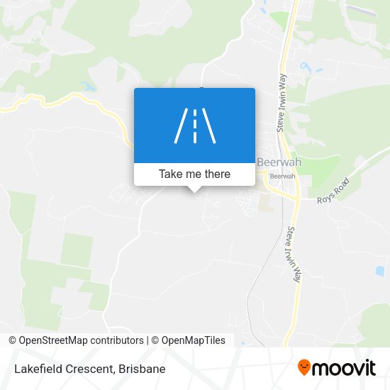 Lakefield Crescent map