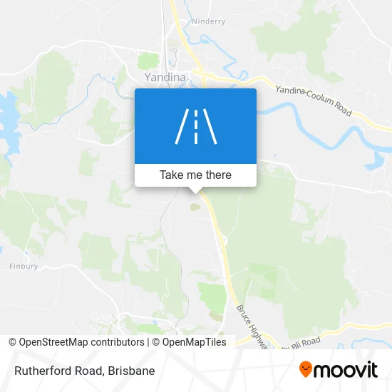 Mapa Rutherford Road