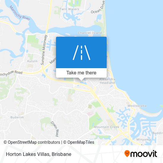 Horton Lakes Villas map