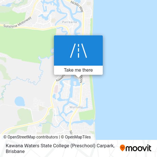 Kawana Waters State College (Preschool) Carpark map
