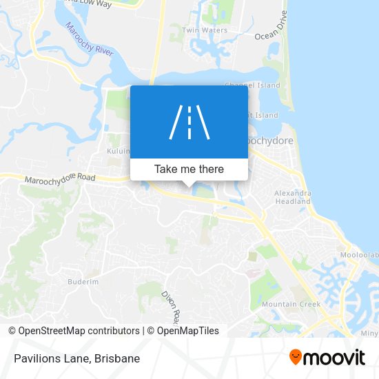 Pavilions Lane map