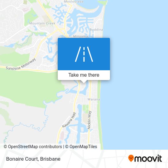 Bonaire Court map