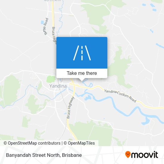Banyandah Street North map