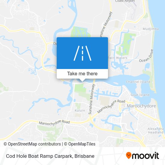 Cod Hole Boat Ramp Carpark map