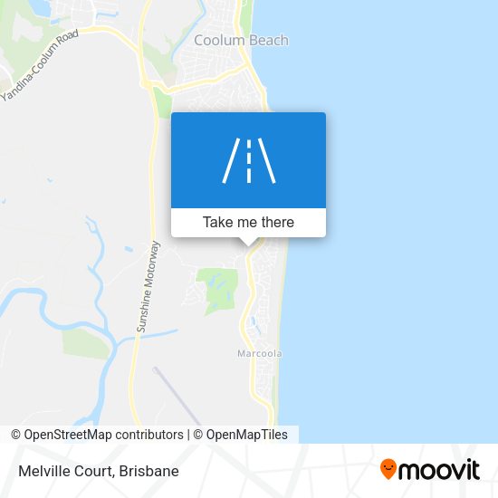 Melville Court map