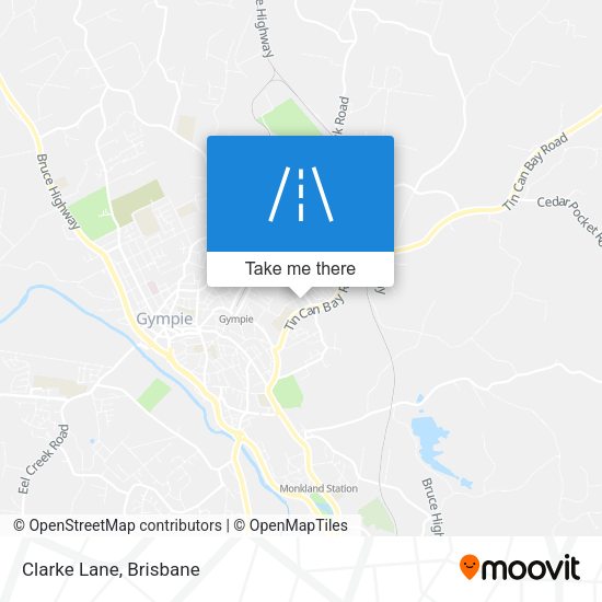 Clarke Lane map