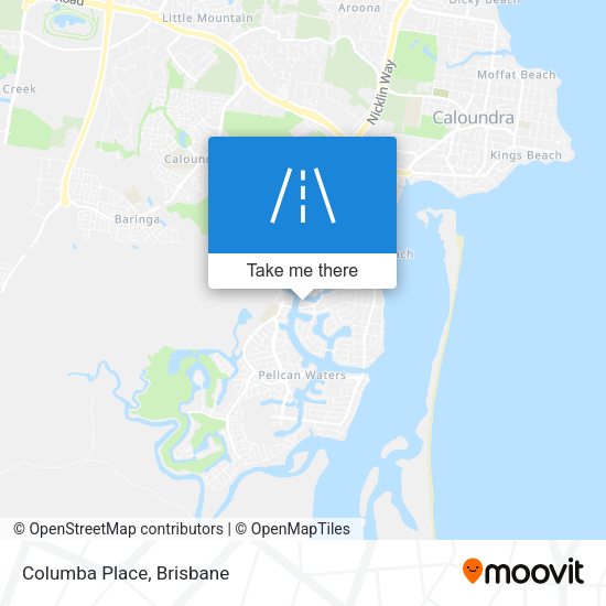 Columba Place map