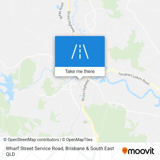 Wharf Street Service Road map