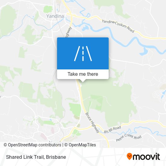 Shared Link Trail map