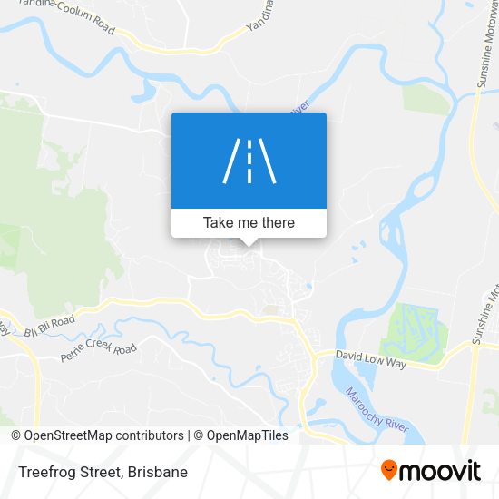 Treefrog Street map