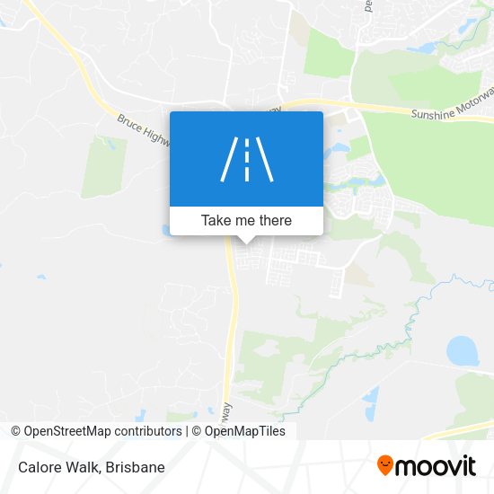 Calore Walk map