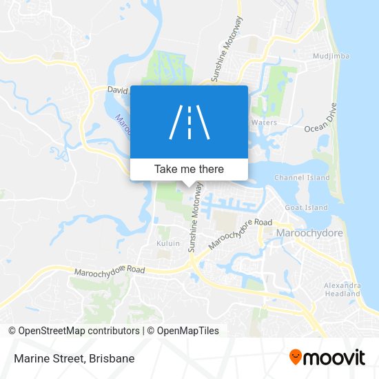 Marine Street map