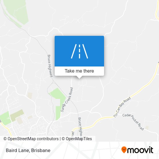 Baird Lane map