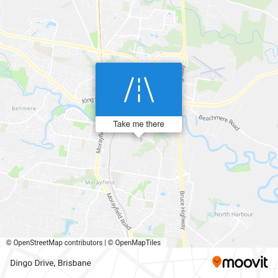 Dingo Drive map